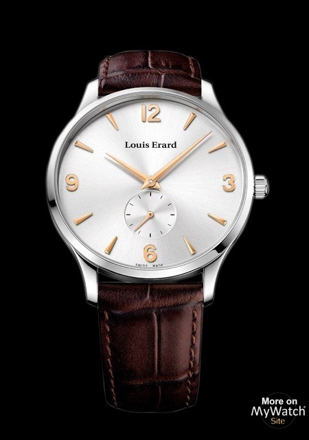 Watch Louis Erard 1931 Petite Seconde | 1931 47 217 AA 03 Steel - Leather Bracelet