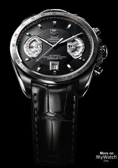 GRAND CARRERA Calibre 17 RS Chronograph - Steel - Alligator Strap - TAG Heuer