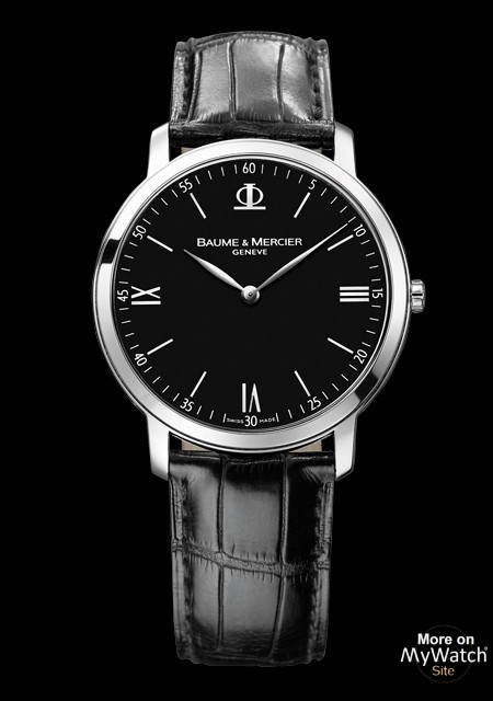 Classima Executives L Ultra Thin - Steel - Alligator Strap - Baume & Mercier