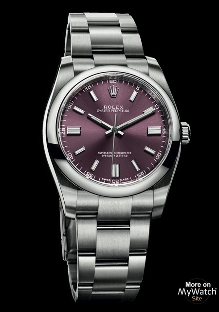 rolex oyster perpetual 36mm white grape