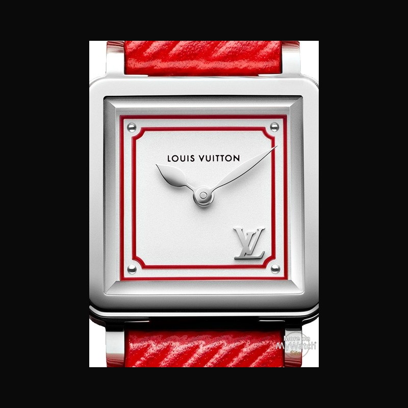 Watch Louis Vuitton Emprise Epi Coquelicot | Emprise Steel - Epi Leather Strap