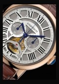 Rotonde de Cartier tourbillon chronographe monopoussoir