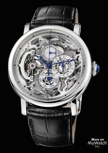 rotonde de cartier grande complication skeleton watch price