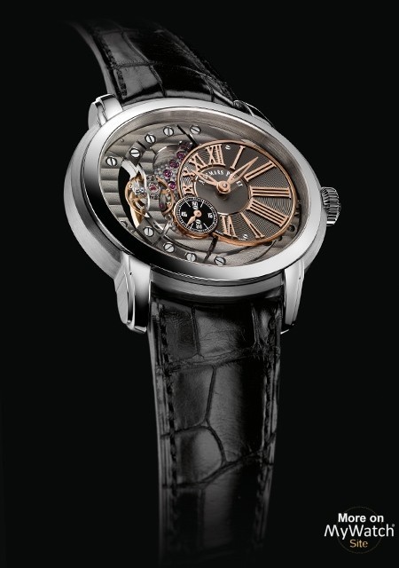 Watch Audemars Piguet Millenary 4101  Millenary 15350ST.OO.D002CR.01 Steel  - Crocodile Leather Strap