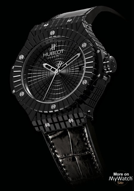 Hublot Big Bang All Black PVD Black Diamond Watch