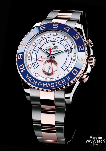 rolex yacht master ii rose gold price