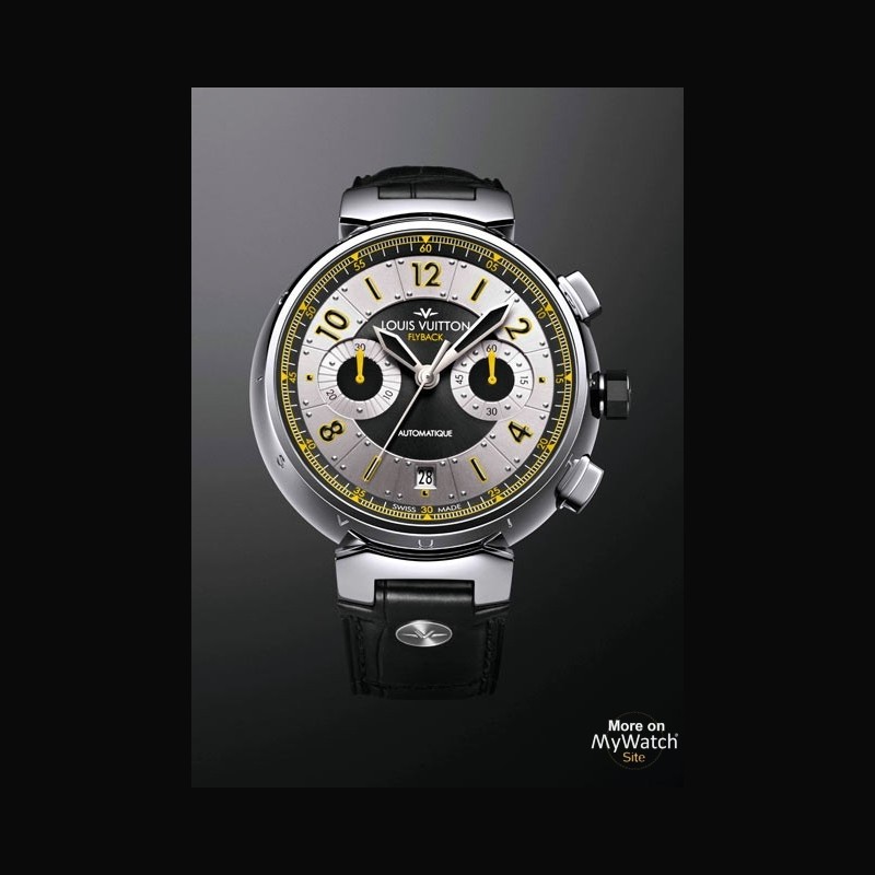 Watch Louis Vuitton Tambour Chronographe Automatique Volez | Tambour Edition Capsule Steel ...