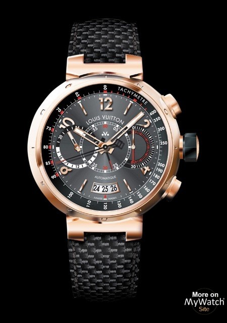 gold louis vuitton tambour watch