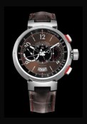 Tambour Chronographe Automatique Voyagez Essentiel Brun