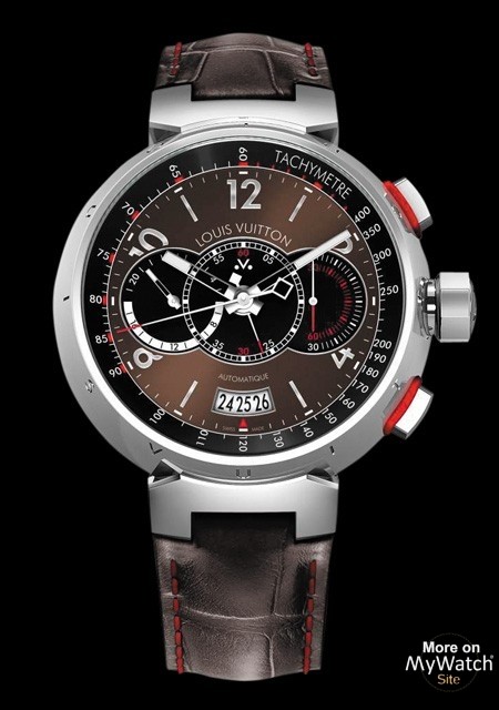 Image detail for -Authentic Louis Vuitton Men's Chronograph Automatic  Tambour Watch