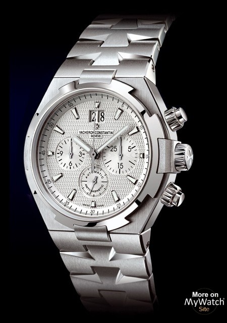 Watch Vacheron Constantin Overseas Chronograph  Overseas 5500V/110A-B075  Steel - Steel Bracelet\r\nAlligator Strap and Rubb