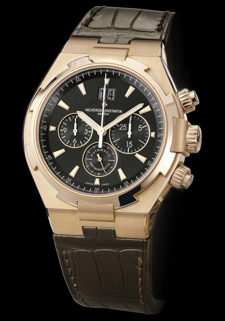 Watch Vacheron Constantin Overseas Chronographe  Overseas 49150/000R-9338  Pink Gold - Alligator Bracelet