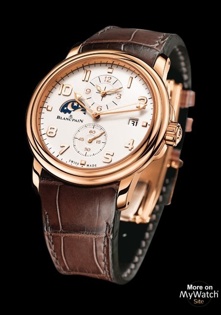 Watch Blancpain Léman Time Zone | Léman 2860-3642-53B Red gold
