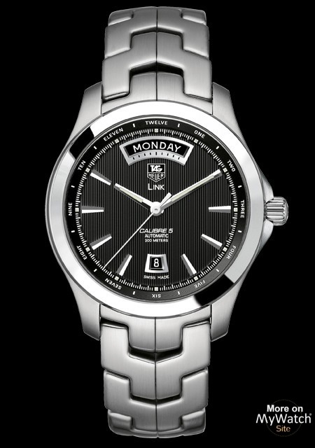 Watch TAG Heuer LINK Calibre 5 Day-Date | LINK WJF2010 ...