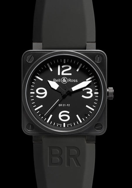 Watch Bell & Ross BR 01-92 Carbon | AVIATION BR0192-BL-CA Matte