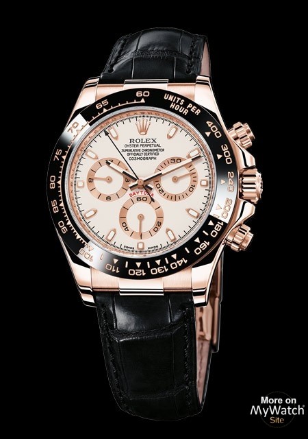 rolex daytona rose gold ivory dial