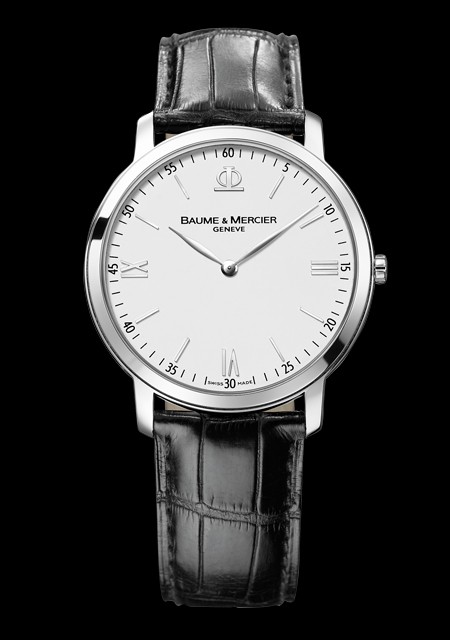 Watch Baume Mercier Classima Executives L Ultra Plate Classima M0A08849 Steel Aligator Bracelet