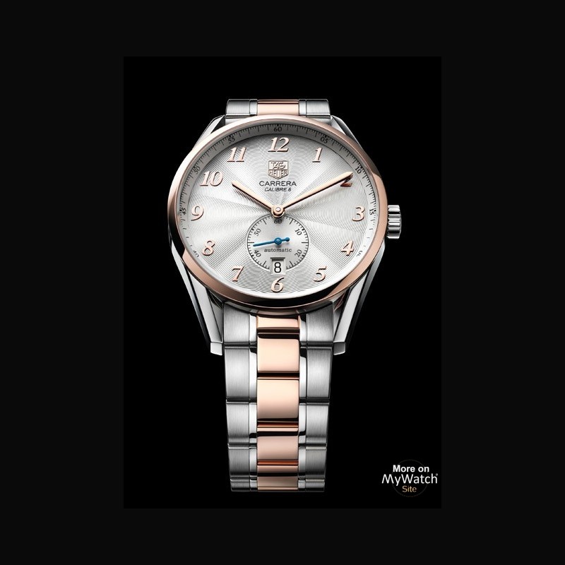 Watch TAG Heuer CARRERA Heritage Calibre 6  CARRERA Heritage  WAS2151.BD0734 Steel & Pink Gold