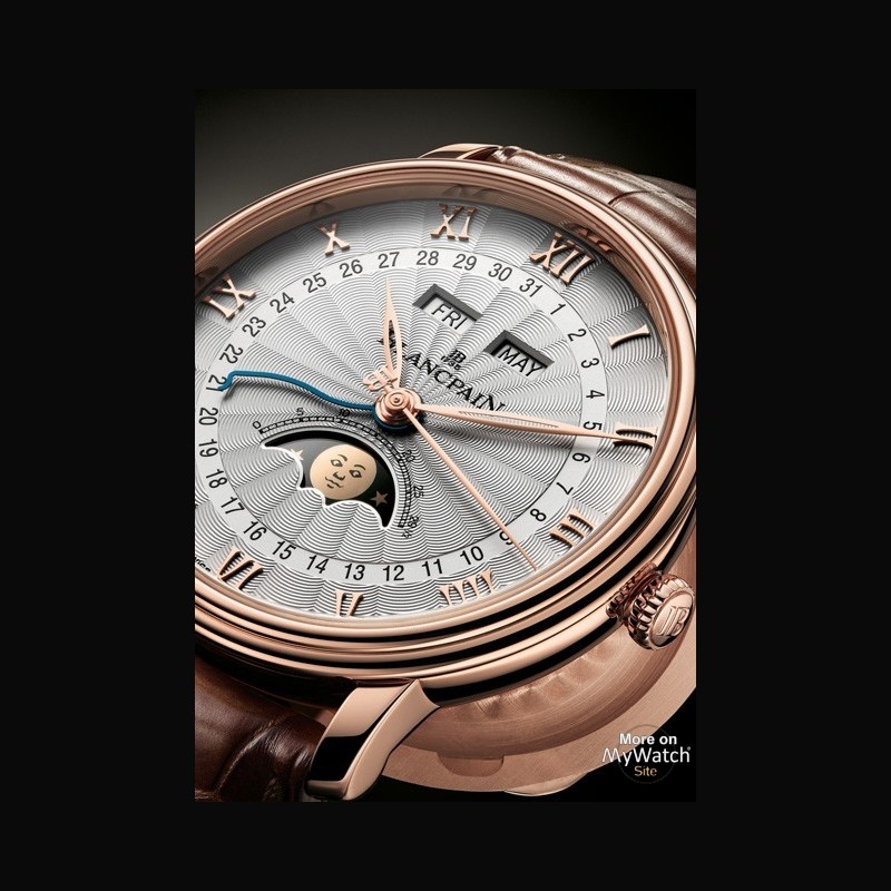 Watch Blancpain Villeret Phase de Lune Demi-Savonnette | Villeret 6664 ...