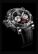 Chronofighter Oversize GMT Black Steel