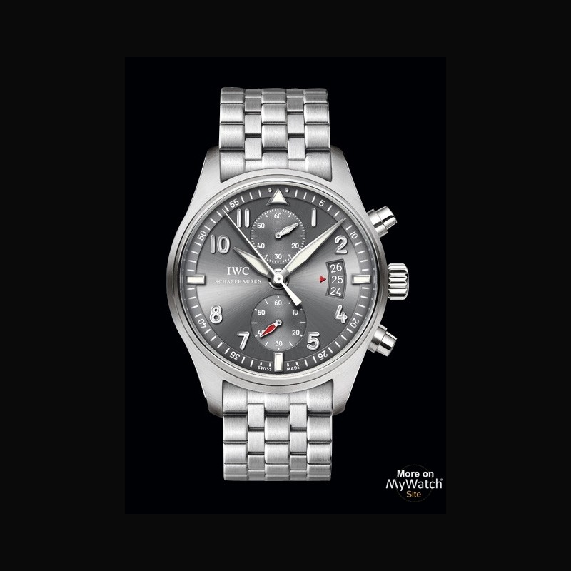 Watch IWC Spitfire Chronographe | Montres d'Aviateur IW387804 Steel ...