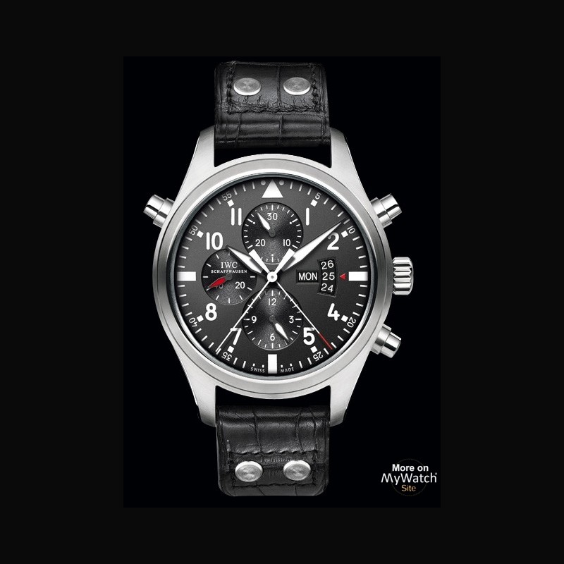 Watch IWC Montre d'aviateur Double Chronographe | Montres d'Aviateur ...