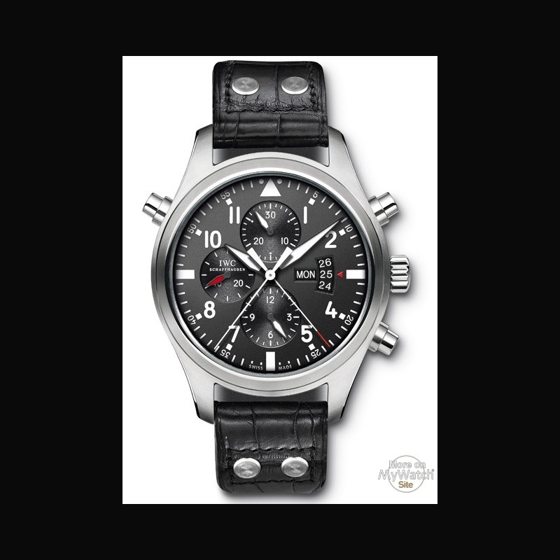 Watch IWC Montre d'aviateur Double Chronographe | Montres d'Aviateur ...