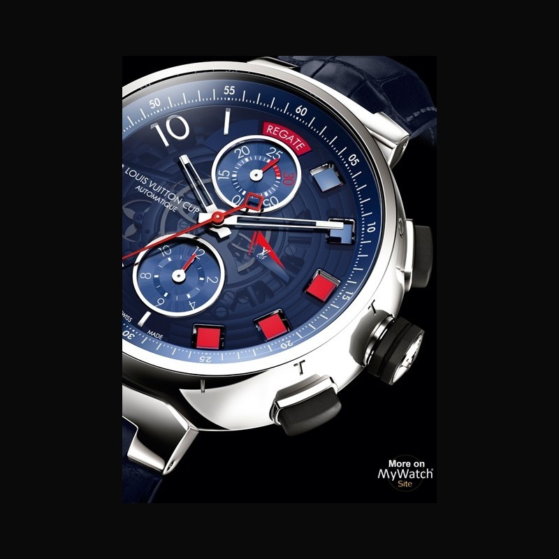 LV Tambour Spin Time Regatta Chronograph 