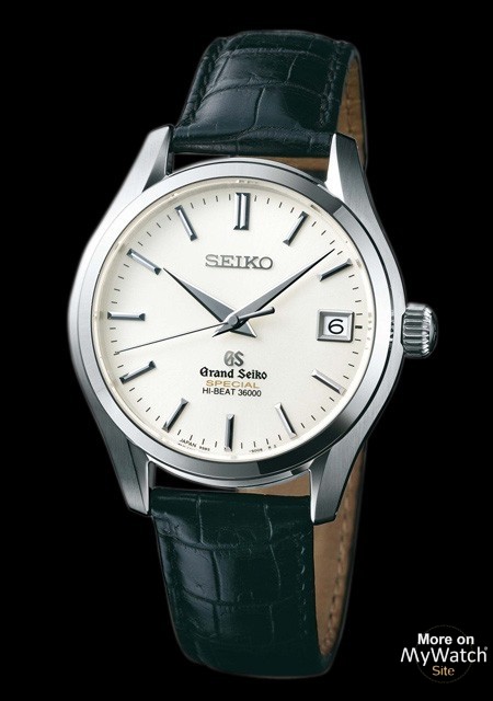 Watch Seiko Grand Seiko Hi-Beat 36 000 Edition Spéciale | Grand Seiko  SBGH019 White Gold - Crocodile Strap