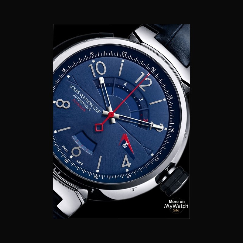 Watch Louis Vuitton Tambour LV Cup Automatique Compte à Rebours | Tambour LV Cup Steel ...