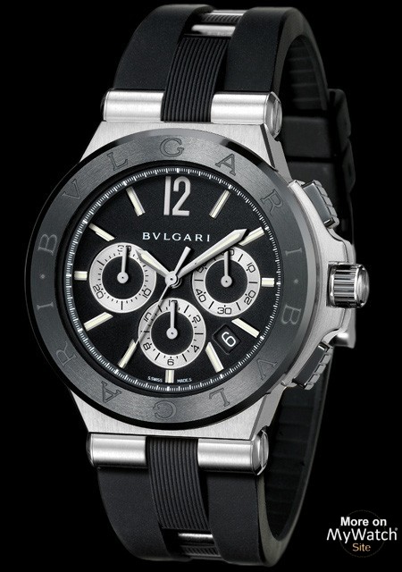 bvlgari watch rubber strap