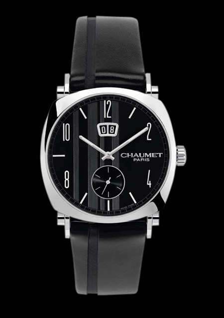Watch Chaumet Dandy Grande Date | Dandy W11283-47A Steel - Black