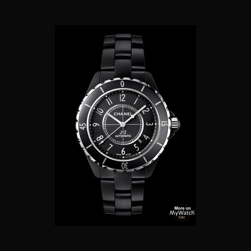 H2918  Chanel J12 3125 Matt Black Ceramic & Yellow gold 42mm watch Watches  of Mayfair