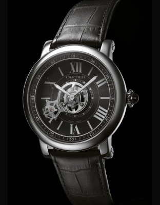 Rotonde de Cartier Astrotourbillon Cristal de Carbone