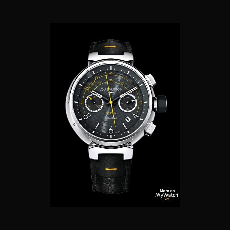 Watch Louis Vuitton Tambour Chronographe Automatique Volez | Tambour Edition Capsule II Steel ...