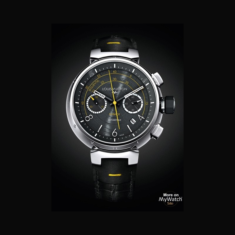 Watch Louis Vuitton Tambour Chronographe Automatique Volez | Tambour Edition Capsule II Steel ...