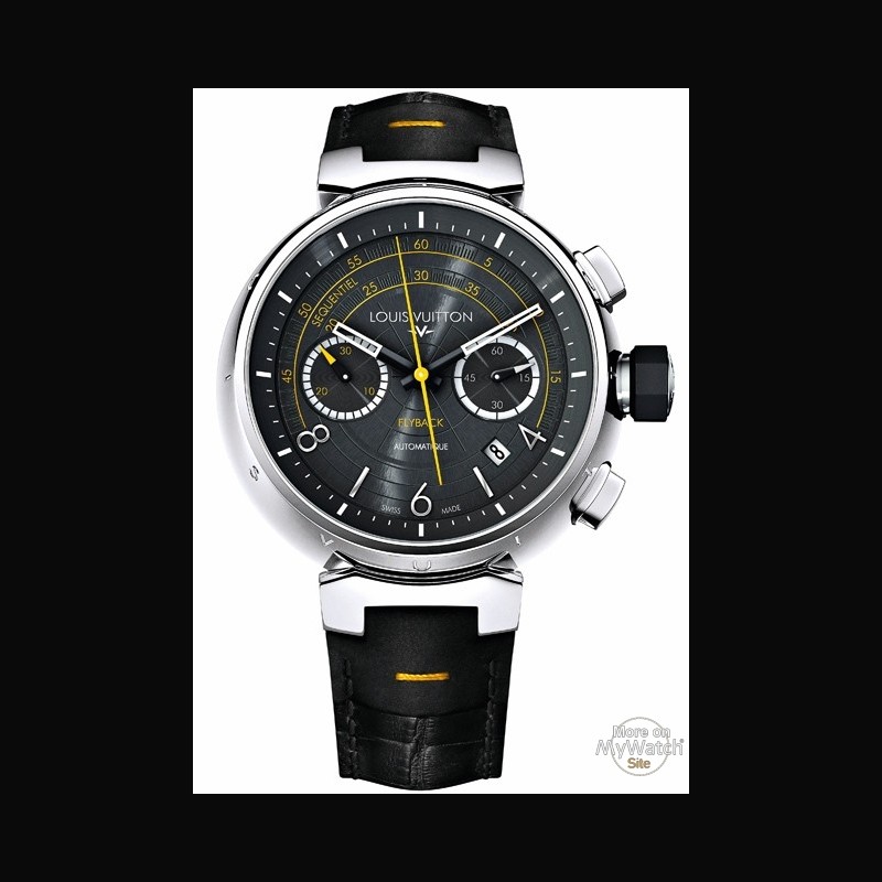 Watch Louis Vuitton Tambour Chronographe Automatique Volez | Tambour Edition Capsule II Steel ...