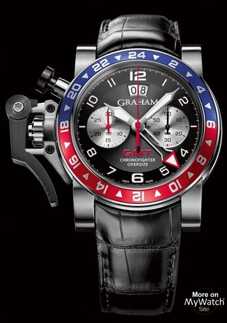 Chronofighter Oversize GMT Blue and Red