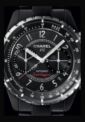 J12 Noire Mate Chronographe Superleggera