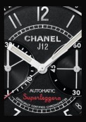 J12 Noire Mate Chronographe Superleggera