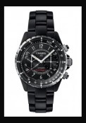 J12 Noire Mate Chronographe Superleggera