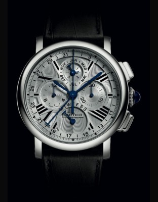 Montre Rotonde de Cartier quantième perpétuel chronographe