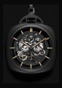 Pocket Watch Tourbillon GMT Ceramica