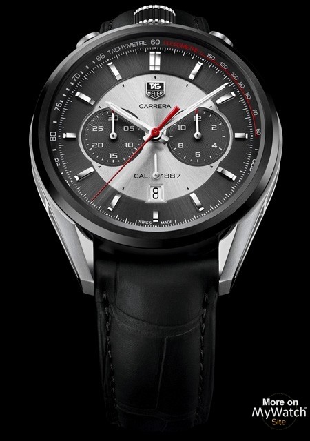 Watch TAG Heuer CARRERA Calibre 1887 Jack Heuer Chronographe | CARRERA   Steel - Aligator Bracelet