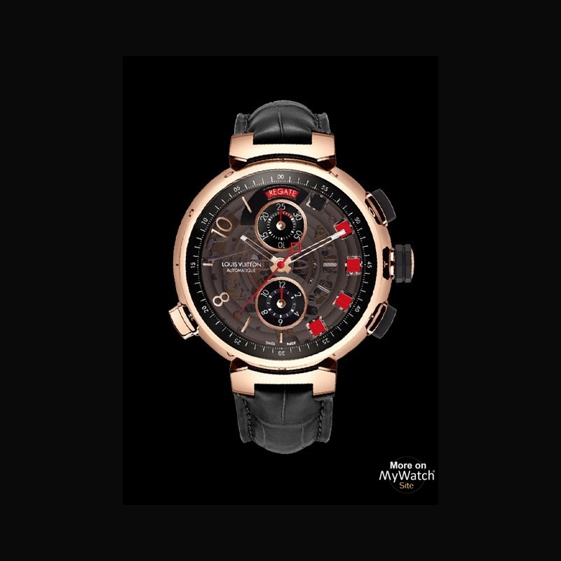 Watch Louis Vuitton Tambour Spin Time Regatta Pink Gold