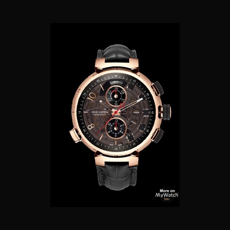 Watch Louis Vuitton Tambour Spin Time Regatta Pink Gold