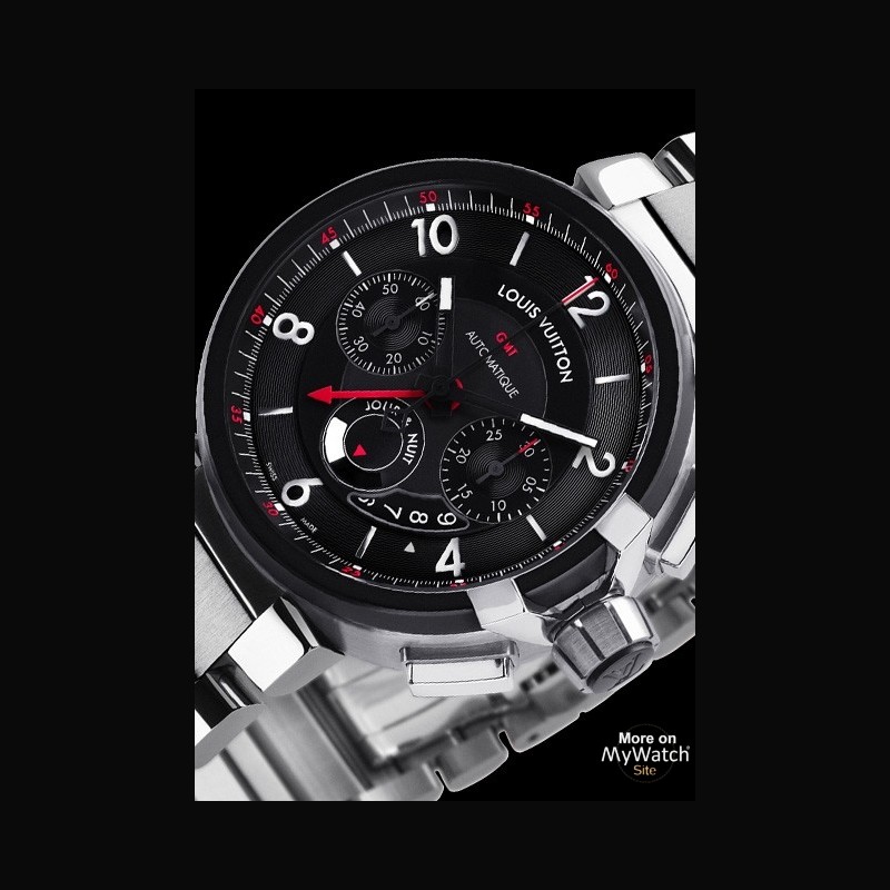 Louis Vuitton Tambour éVolution GMT In Black Watches For 2015