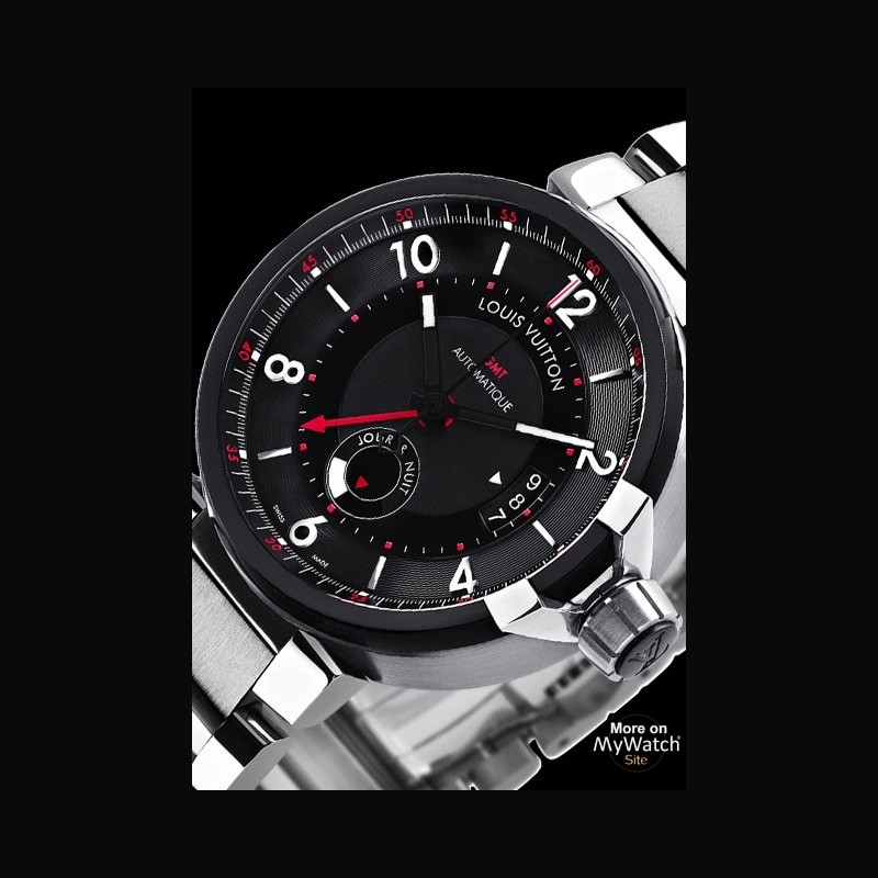 Watch Louis Vuitton Tambour éVolution GMT  Tambour éVolution Steel - Steel  Bracelet