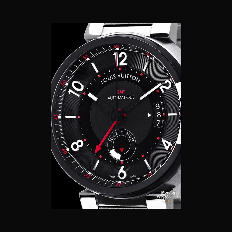 Watch Louis Vuitton Tambour éVolution GMT  Tambour éVolution Steel - Steel  Bracelet