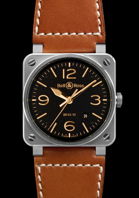 Watch Bell & Ross BR 03-92 Golden Heritage | AVIATION BR0392-ST-G